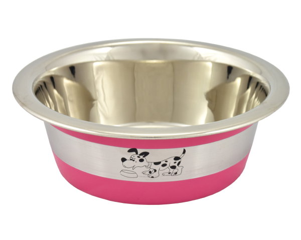 Nayeco Comedero Oslo Inox Antideslizante Rosa 0,38L Nayeco Comedero Oslo Inox Antideslizante Rosa 0,38L