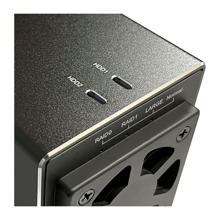 LC-Power Caja de Disco Duro 3.5" LC-35U3-RAID-2, Negro, Capacidad 18 TB, USB 3.0