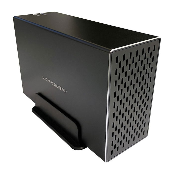 LC-Power Caja de Disco Duro 3.5" LC-35U3-RAID-2, Negro, Capacidad 18 TB, USB 3.0