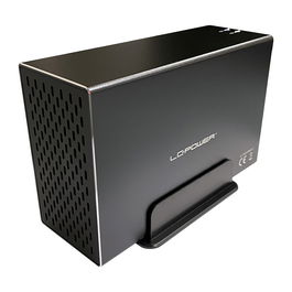 LC-Power Caja de Disco Duro 3.5" LC-35U3-RAID-2, Negro, Capacidad 18 TB, USB 3.0