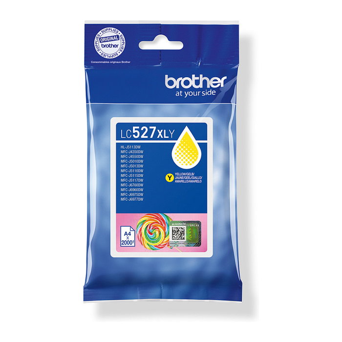 Brother LC527XLY Cartucho de Tinta Amarillo XL Brother LC527XLY Cartucho de Tinta Amarillo XL