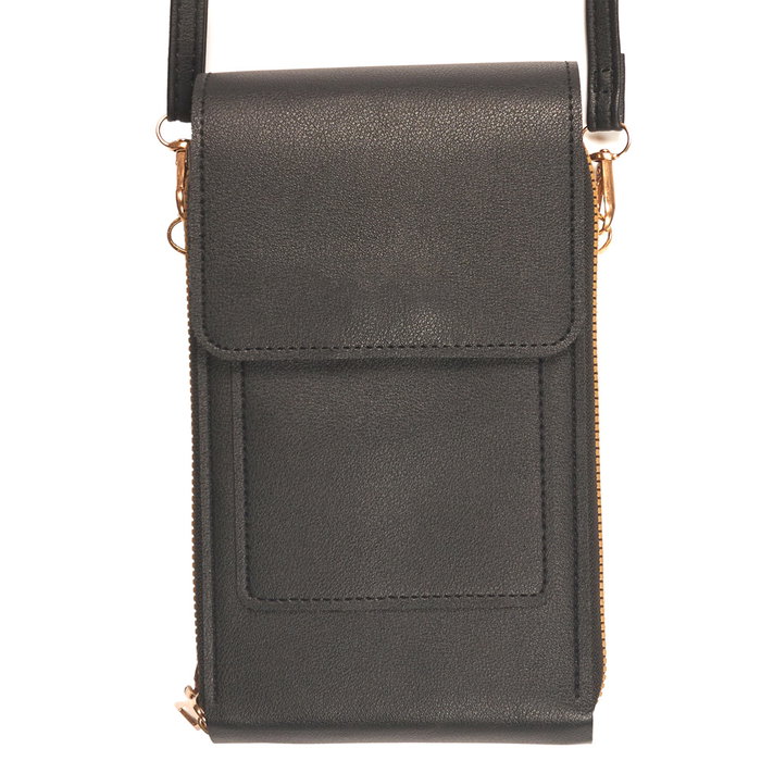 Be Mix Bolsa smartphone bandolera pantalla táctil con compartimentos y ventana táctil, 11,5x4,5xh.19 cm