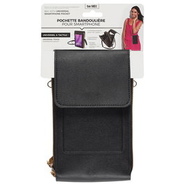 Be Mix Bolsa smartphone bandolera pantalla táctil con compartimentos y ventana táctil, 11,5x4,5xh.19 cm