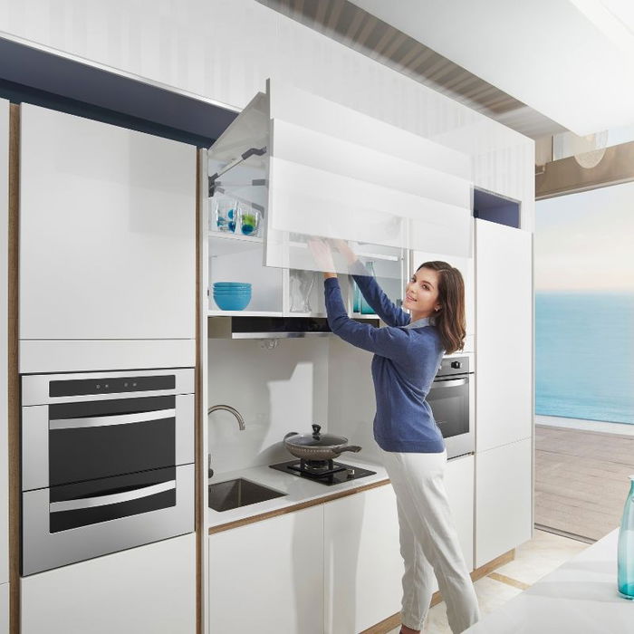 DTC Top-Stay Doble Puerta Peso 8-15 Kg para Muebles de Cocina