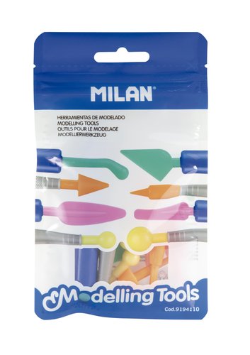 Milán Herramientas de Modelado con 2 Mangos y 8 Puntas Milán Herramientas de Modelado con 2 Mangos y 8 Puntas