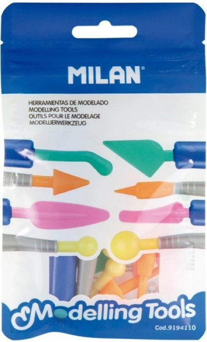 Milán Herramientas de Modelado con 2 Mangos y 8 Puntas