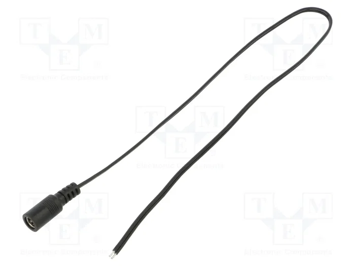 POS Cable de alimentación plano 2x0,5mm2 DC 5,5/2,5 recto 0,5m POS Cable de alimentación plano 2x0,5mm2 DC 5,5/2,5 recto 0,5m