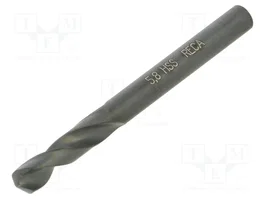 RECA Broca para metal de 5,8 mm en acero rápido HSS, versión corta