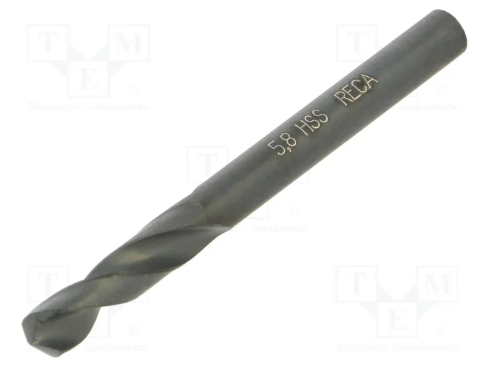 RECA Broca para metal de 5,8 mm en acero rápido HSS, versión corta RECA Broca para metal de 5,8 mm en acero rápido HSS, versión corta