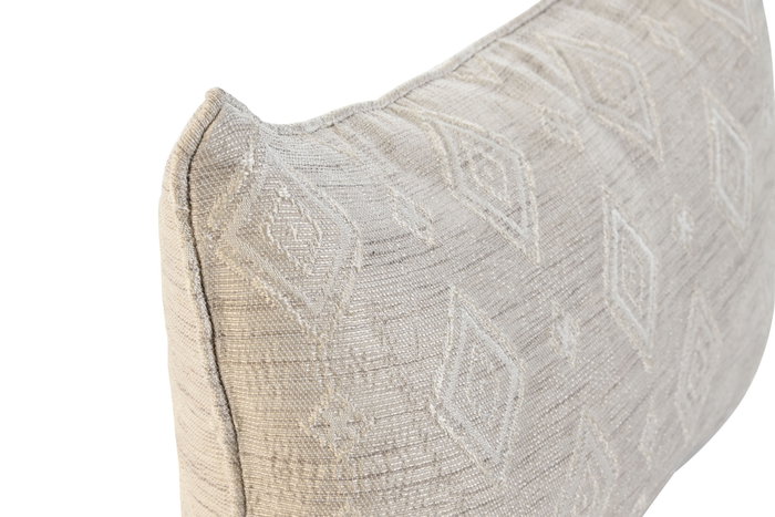 DKD Home Decor Cojín Jaquard Beige 30x50x50 cm