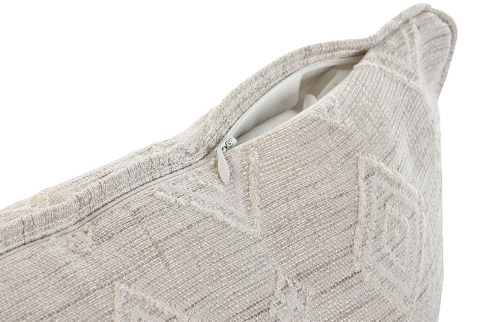 DKD Home Decor Cojín Jaquard Beige 30x50x50 cm DKD Home Decor Cojín Jaquard Beige 30x50x50 cm