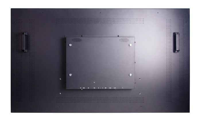 Ernitec Monitor de Vigilancia 75" 4K UHD para Uso 24/7, Pantalla LED Industrial, Chasis Metálico