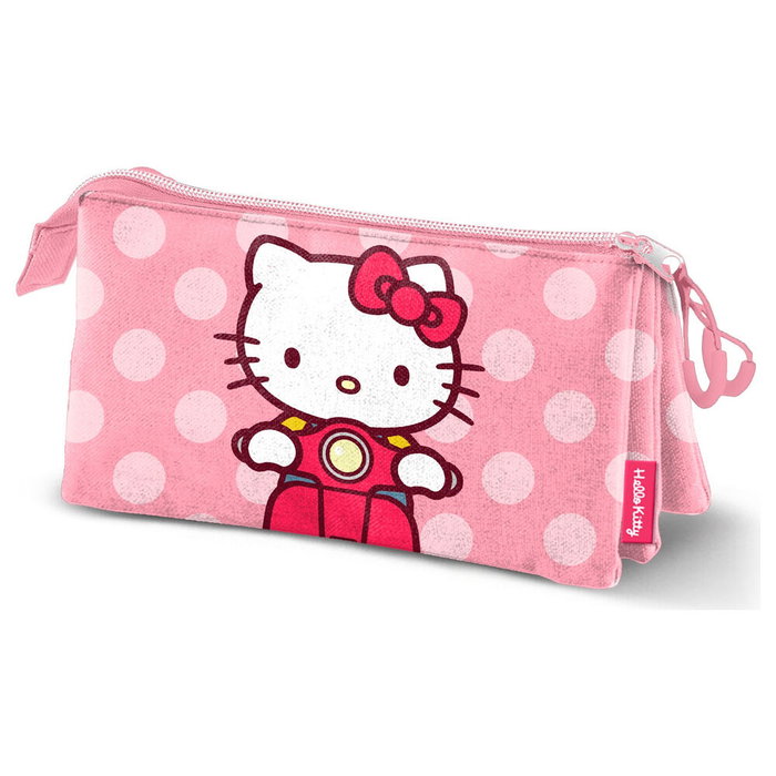 Karactermania Hello Kitty Portatodo Triple Moto Rosa