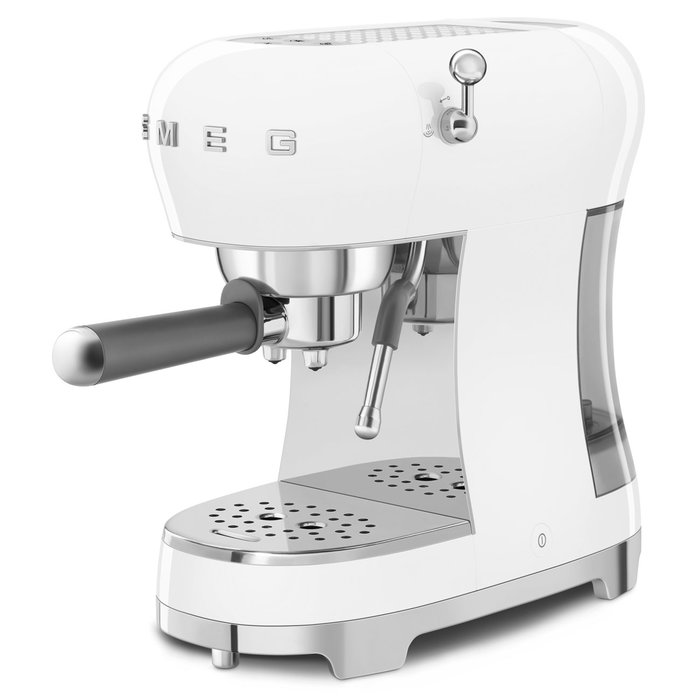 Smeg ECF02WHEU Cafetera de espresso, blanco