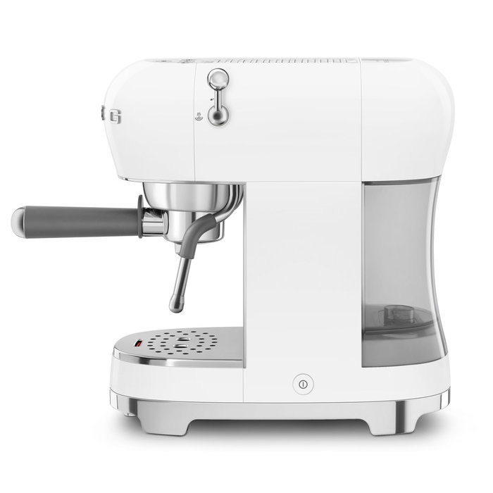 Smeg ECF02WHEU Cafetera de espresso, blanco