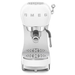Smeg ECF02WHEU Cafetera de espresso, blanco