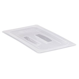 CAMBRO Tapa con asa GN 1/3 - 17,6 x 32,5 cm - Blanco translúcido