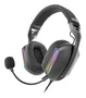 Mars Gaming MH-PRO Auriculares Gaming con Micrófono, Iluminación RGB, Almohadillas AIR 3D, USB y Jack 3.5 mm, Negro - Compatibles con PC, PS4, PS5, Xbox, Switch, Móvil