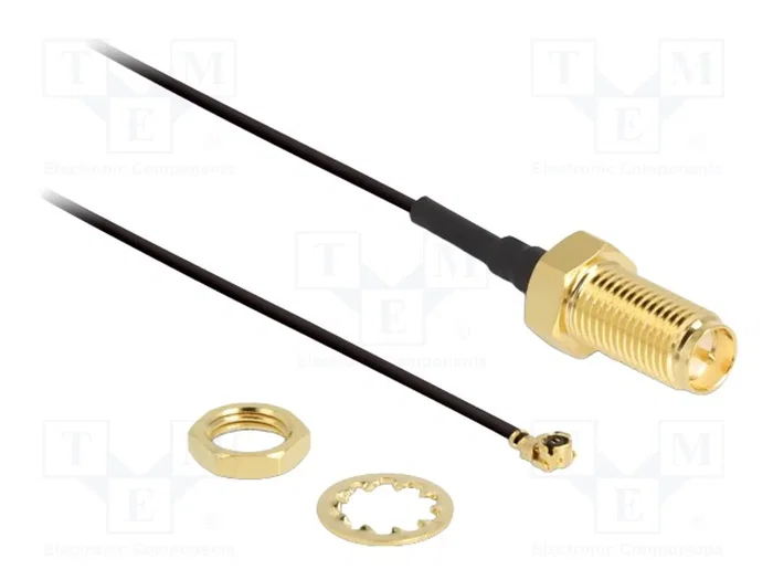 DeLOCK 88408 Cable de antena con conectores I-PEX y RP-SMA de 50 cm