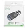4smarts Cargador Coche Rapid+ con Quick Charge y PD 27W Negro 464448