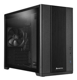 Chieftec BX-10B-OP Caja PC Mini ITX/mATX Color Negro SPCC 0.6mm USB 3.2 Gen1 Tipo-A y Tipo-C, Ventilador 120mm incluido, hasta 380mm VGA