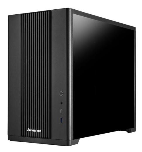 Chieftec BX-10B-OP Caja PC Mini ITX/mATX Color Negro SPCC 0.6mm USB 3.2 Gen1 Tipo-A y Tipo-C, Ventilador 120mm incluido, hasta 380mm VGA