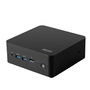 MSI Cubi NUC 13MQG-066BEU Mini PC Barebone, Intel Core i5-1345U, 13ª Gen, Wi-Fi 7, DDR5, NVMe PCIe Gen4, Thunderbolt 4, LAN Dual, VESA