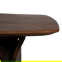 Mesa Comedor Marrón Madera de Acacia 180 X 90 X 76 cm