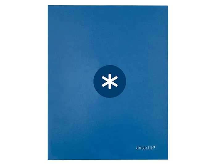 Antartik Carpeta A4 4 Anillas 25 mm Redondas Forrada Cartón Color Azul Marino