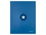 Antartik Carpeta A4 4 Anillas 25 mm Redondas Forrada Cartón Color Azul Marino
