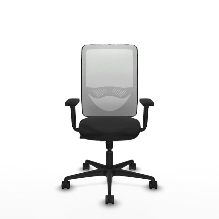 PIQUERAS Y CRESPO Silla de oficina Zulema con mecanismo Sincro, Negro y Blanco PIQUERAS Y CRESPO Silla de oficina Zulema con mecanismo Sincro, Negro y Blanco