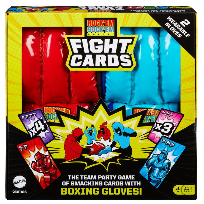 MATTEL Rock 'Em Sock 'Em Robots Fight Cards