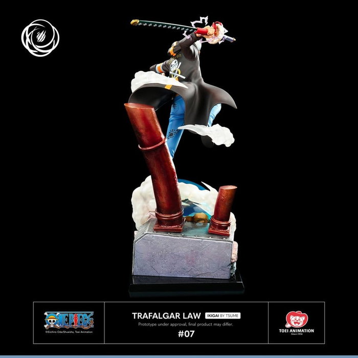 Tsume One Piece Figura 1/6 IKIGAI Trafalgar Law Tsume One Piece Figura 1/6 IKIGAI Trafalgar Law