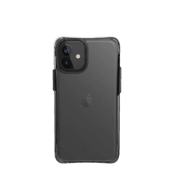 Urban Armor Gear Funda Protectora para Apple iPhone 12 Mini (5,4") - Translúcida Gris, Resistente a Golpes y Caídas, Polímero, 2 Años