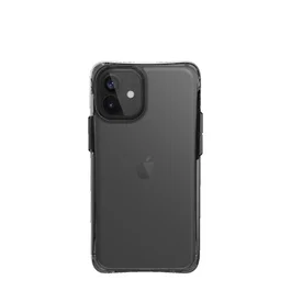Urban Armor Gear Funda Protectora para Apple iPhone 12 Mini (5,4") - Translúcida Gris, Resistente a Golpes y Caídas, Polímero, 2 Años