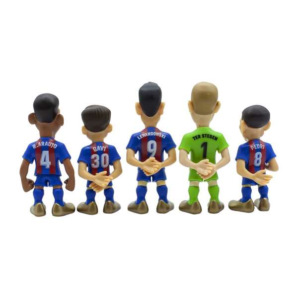 Minix Pack 5 Figuras FC Barcelona 7cm Minix Pack 5 Figuras FC Barcelona 7cm