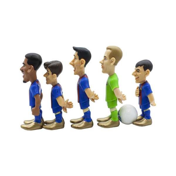Minix Pack 5 Figuras FC Barcelona 7cm Minix Pack 5 Figuras FC Barcelona 7cm