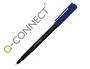Q-connect Rotulador Retroproyeccion Punta Fibra Super Fina Redonda 0.5 mm Permanente Azul