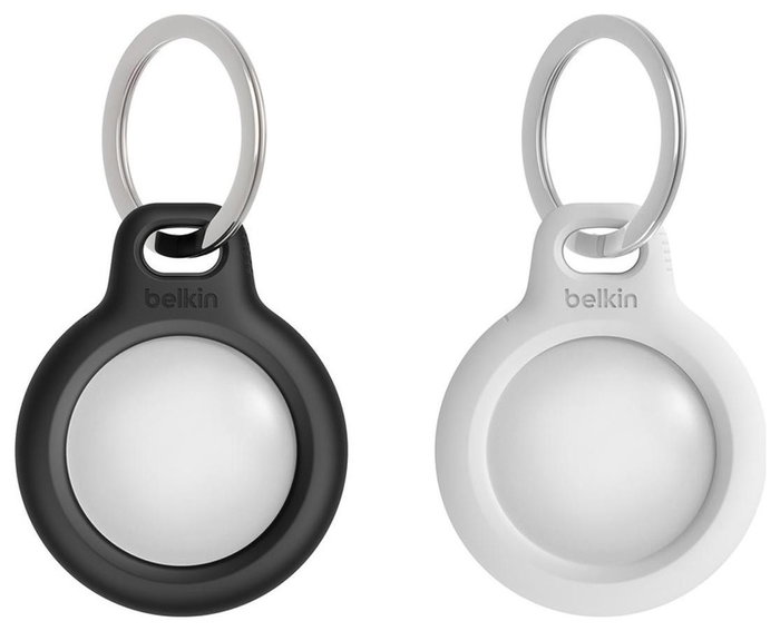 Belkin Secure Holder para Apple AirTag, Pack de 2 (Negro y Blanco) Belkin Secure Holder para Apple AirTag, Pack de 2 (Negro y Blanco)
