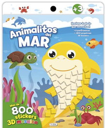 Saldaña Mosaico Sticker Nº 1: Animalitos del Mar (Mosaico 3D)
