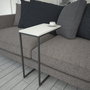 Hanah Home Mesa Auxiliar Callen - White, 46cm Ancho, 62cm Alto, 26cm Fondo, Tablero Melamina Blanco