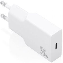 Aisens Cargador de Pared GaN Ultra Delgado 20W PD3.0 USB-C A110-0997, Blanco, con Protecciones, Chip Inteligente, Compatible con Múltiples Dispositivos