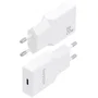 Aisens Cargador de Pared GaN Ultra Delgado 20W PD3.0 USB-C A110-0997, Blanco, con Protecciones, Chip Inteligente, Compatible con Múltiples Dispositivos