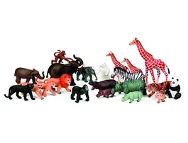 Miniland Juego Animales Granja y Selva 30 Figuras 25140