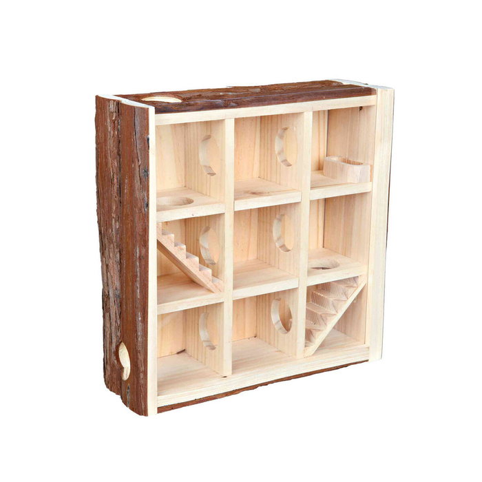 Juguete para Roedores Trixie Madera 30 × 30 × 10 CM Juguete para Roedores Trixie Madera 30 × 30 × 10 CM
