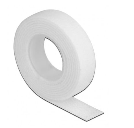 ProXtend Rollo de Velcro Adhesivo 10m x 15mm Blanco ProXtend Rollo de Velcro Adhesivo 10m x 15mm Blanco