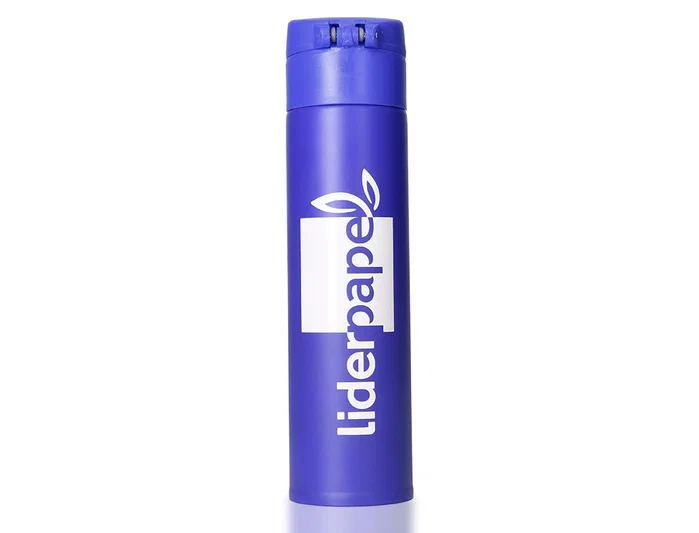 Liderpapel Termo de Acero Inoxidable 330 ml Azul
