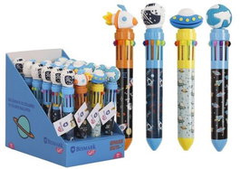 POESSA Set de 24 Bolígrafos de Bola de 10 Colores