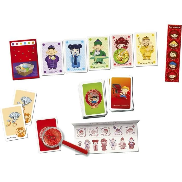 Lansay Les Mysteres De Pekin Junior Juego de detectives para niños a partir de 5 años