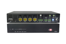 Vivolink VLHDBSP1X4V2 Divisor HDBaseT 2.0 1x4 con Bucle HDMI, 4 Salidas HDBaseT 4K 60Hz, Transmision por CAT hasta 70m con PoC, Audio Analógico y Digital, Control IR y RS232